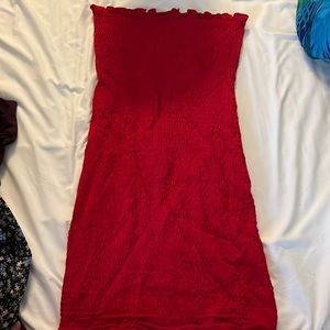 Agaci Red tube dress